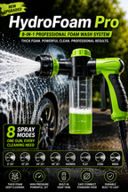 Hydro Foam Pro™- | 8 in 1 Professional Foam Wash System
