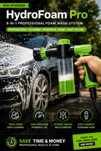 Hydro Foam Pro™- | 8 in 1 Professional Foam Wash System